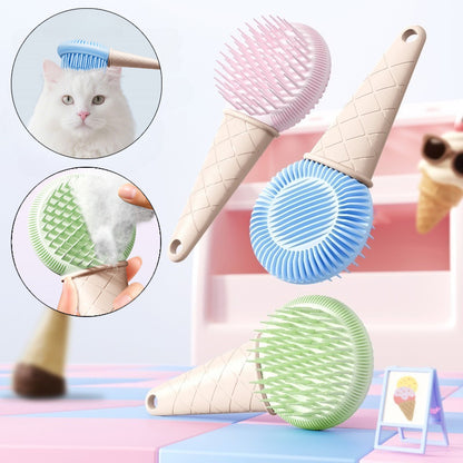 Grooming brush for kittens and cats