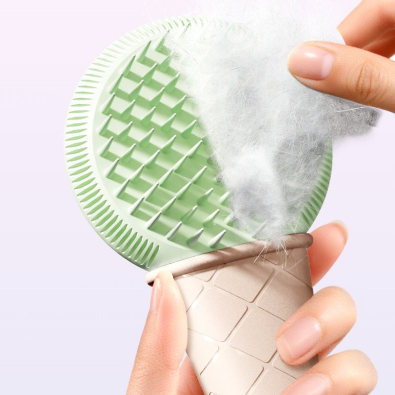 Grooming brush for kittens and cats